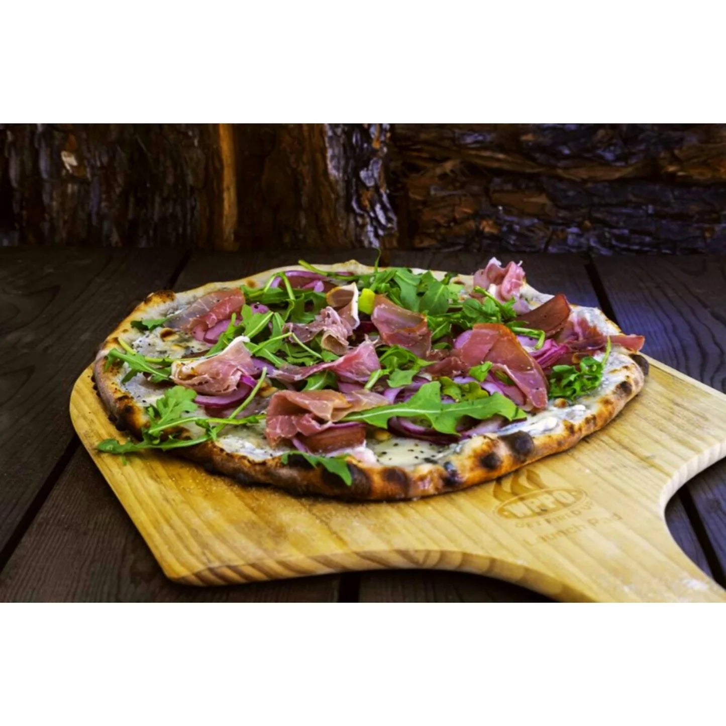 12" x 24" Square New Zealand Wooden Pizza Peel, 2-Pack