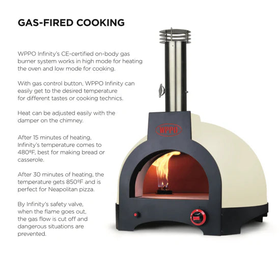Infinity 66 Wood/Gas Hybrid 3 Pizza Oven