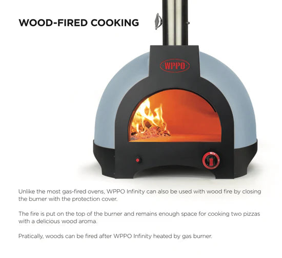 Infinity 66 Wood/Gas Hybrid 3 Pizza Oven