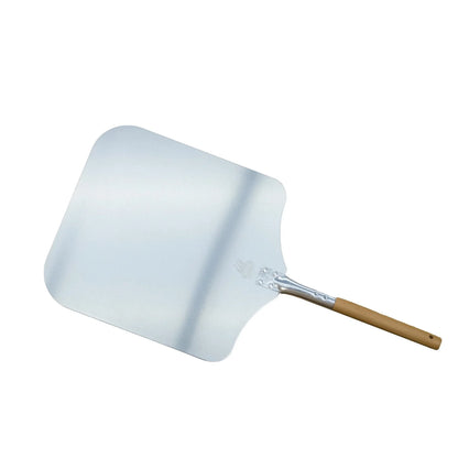14" x 28" Traditional Aluminum Pizza Peel w/Wood Handle
