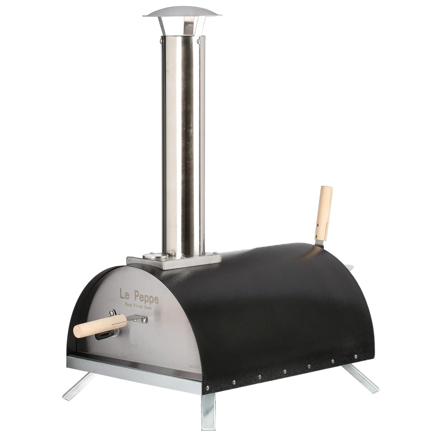Le Peppe Portable Eco Wood-Fired Oven w/Deluxe Peel - Red & Black Options