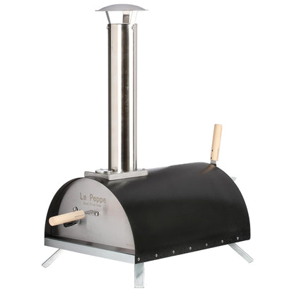 Le Peppe Portable Eco Wood-Fired Oven w/Deluxe Peel - Red & Black Options