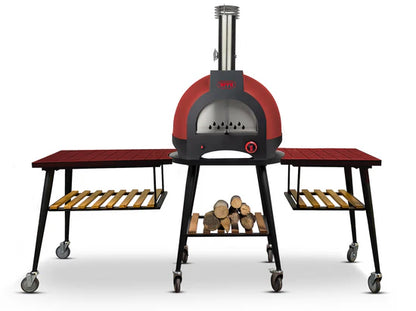 Infinity 66 Wood/Gas Hybrid 3 Pizza Oven